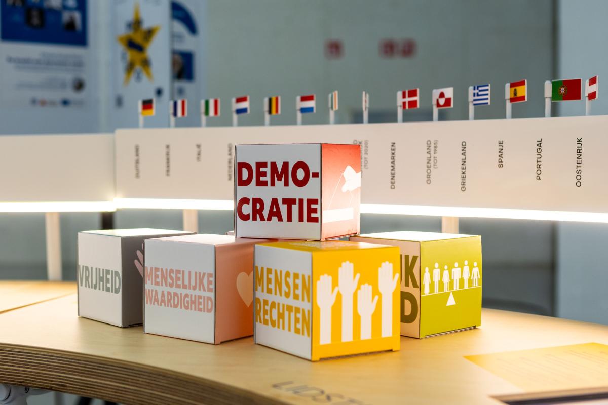 foto van de tentoonstelling Europa