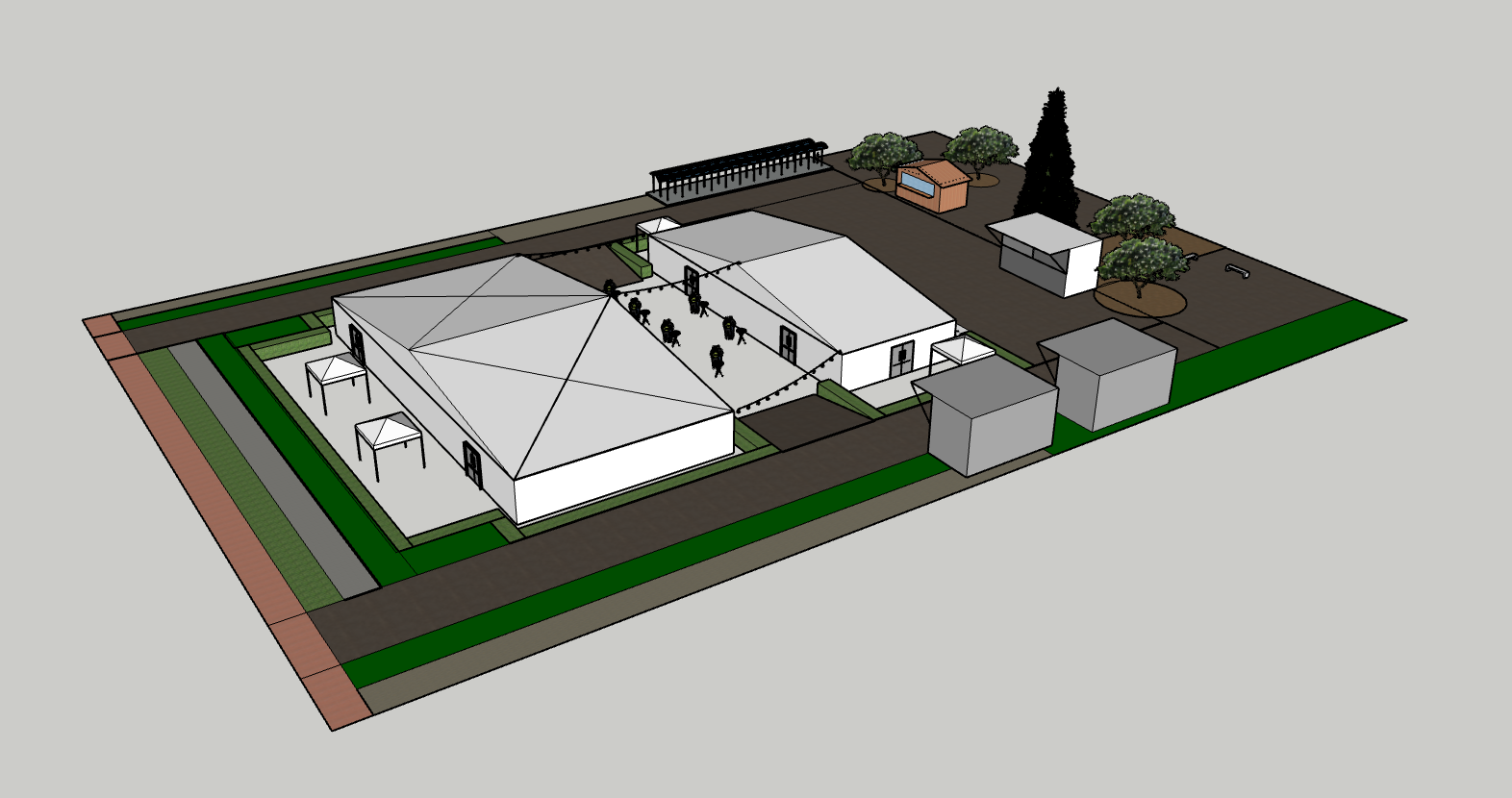 Op de overdekte buitenmarkt kan je genieten van een hapje en een drankje.