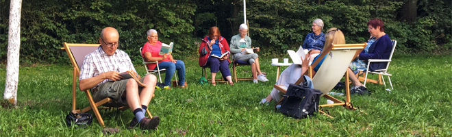 buiten lezen 