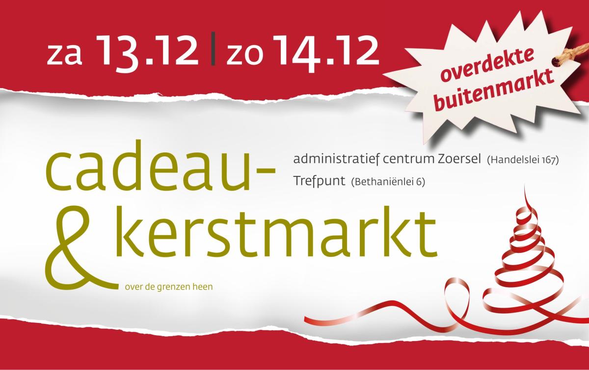 affiche cadeau- en kerstmarkt 2025