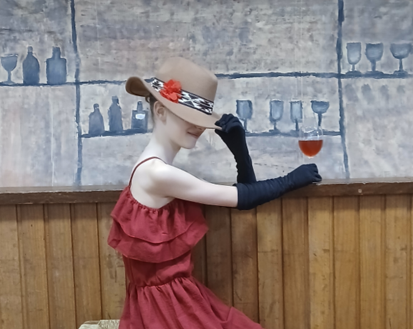 zesde leerjaar creatief aan de slag met tableau vivant