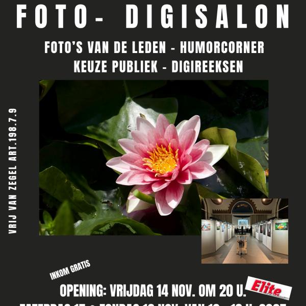 Foto- en digisalon © fotoclub Nenufar
