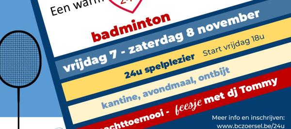 Flyer 24u Badminton
