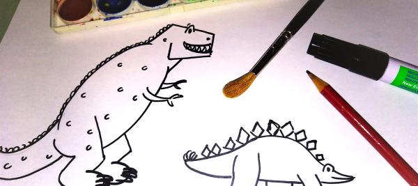 Dinoschilderij