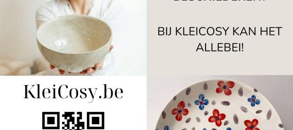 Keramiek workshops maken en beschilderen in Zoersel (Antwerpen) - KleiCosy Keramiek Studio © KleiCosy Ceramics