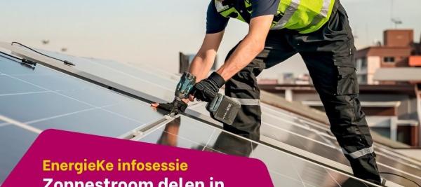 campagnebeeld over Zonnestroom delen