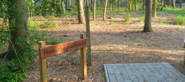 foto van een natuurbegraafplaats