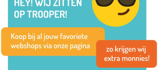 shop via Trooper en steun onze school