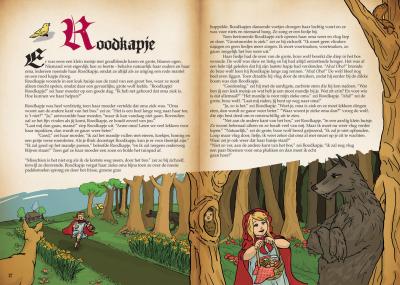 Sprookjesboek met verhaal van Roodkapje
