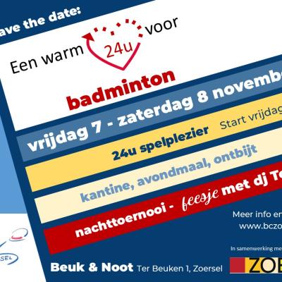 Flyer 24u Badminton