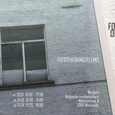 FOTOTENTOONSTELLING FOTOCLUB OBSCURA OPENING VRIJDAGAVOND 23/1-ZATERDAG 24/1 1 ZONDAG 25/1 HELE DAG GRATIS TOEGANKELIJK. MEER INFO www.fotoclubobscura.be