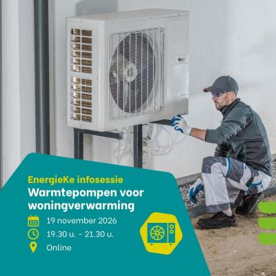 flyer met overzicht van de datum en locatie van event