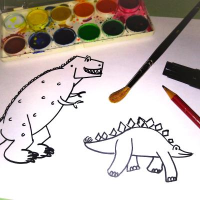 Dinoschilderij