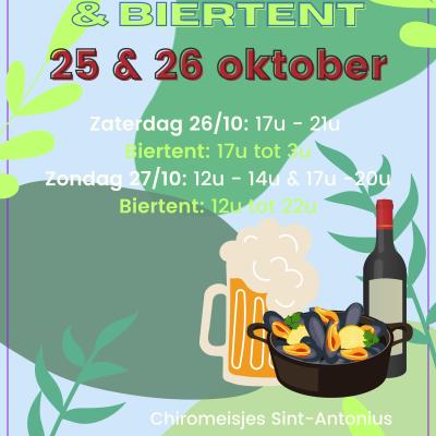 Mosselslag met Biertent 2025 © Chiromeisjes Sint-Antonius