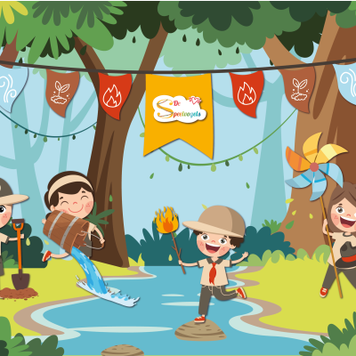 De avonturiers van lucht, water, vuur & aarde © speelvogels