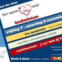 Flyer 24u Badminton